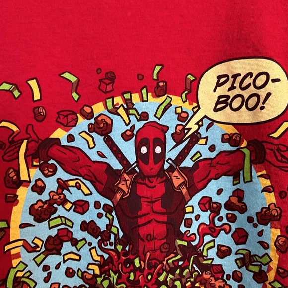 Marvel Deadpool Taco Pico- Boo Tshirt - Picture 2 of 6